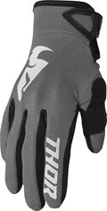 Thor Sector MX Handsker – Grå/Hvid, S