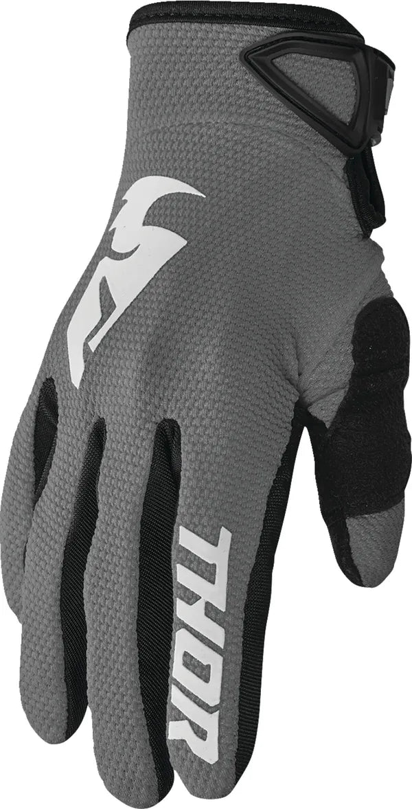 Thor Sector MX Handsker – Grå/Hvid, S
