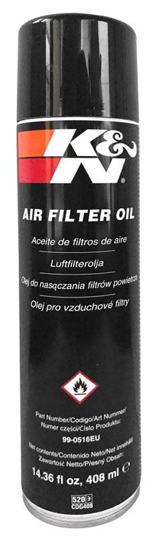 K&N Luftfilterolie – 408 ml