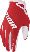 Thor Ridemode Static MX Handsker – Rød/Hvid, L